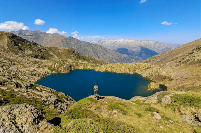 Sur les hauteurs du troisième étang du Picot
