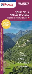 topocarte tour de la vallée d'Ossau