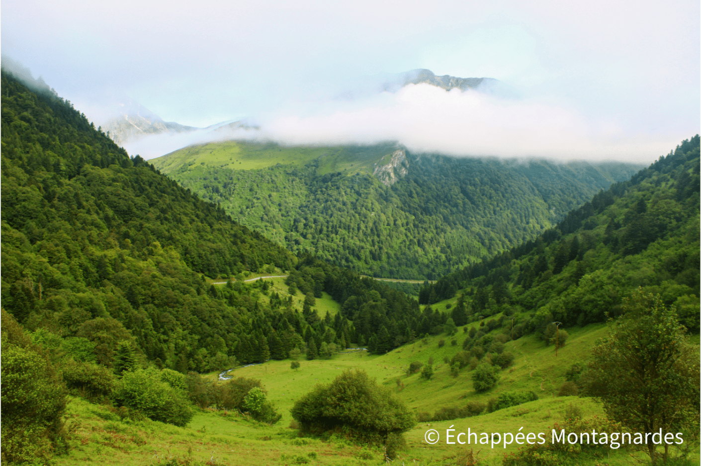 Éclaircie sur la basse vallée du Garet