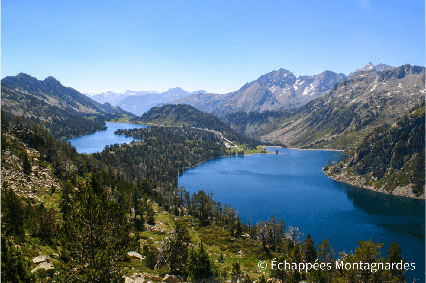 Lac d'Aumar et lac d'Aubert