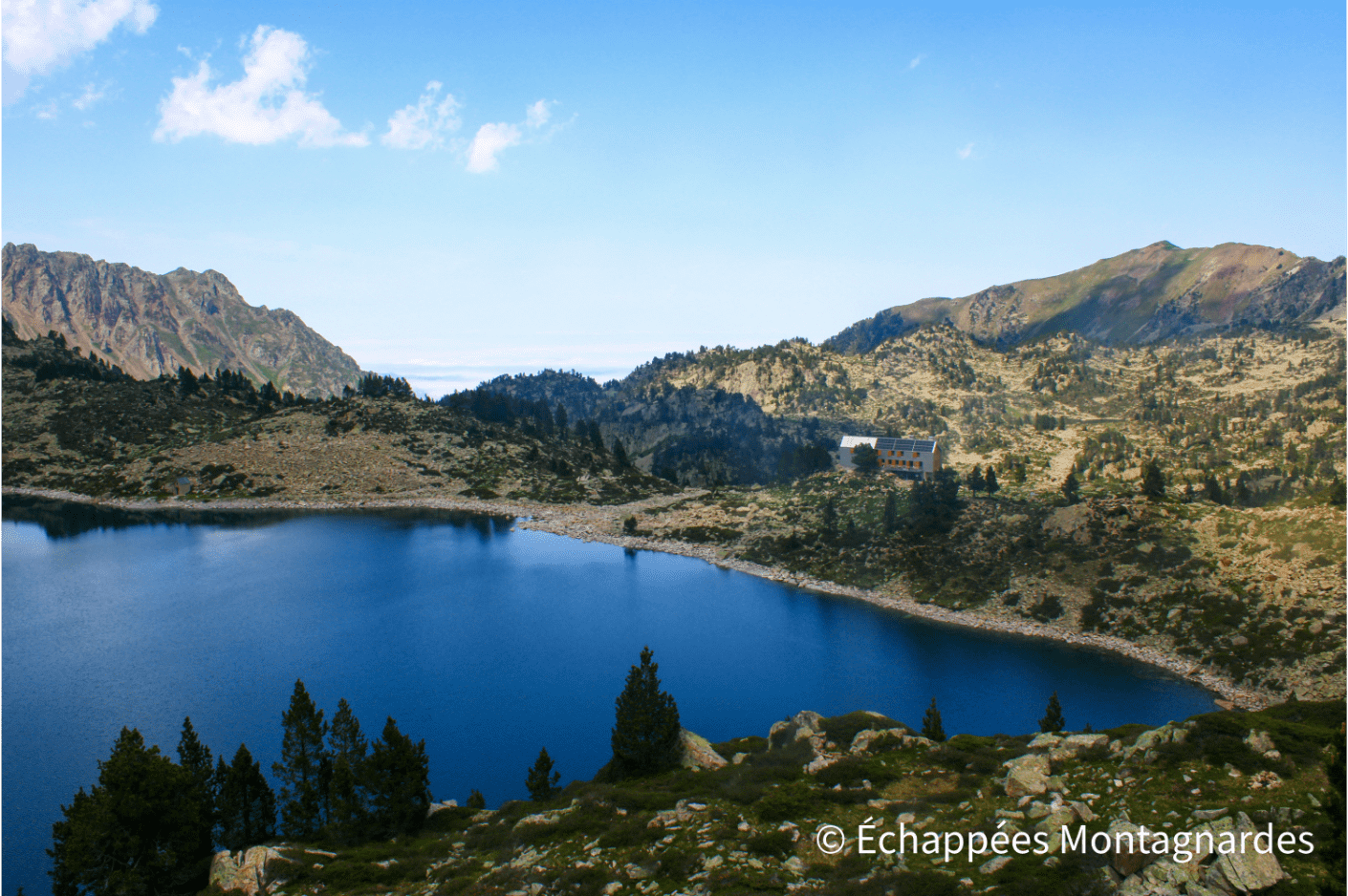 Lac et refuge de Campana de Cloutou