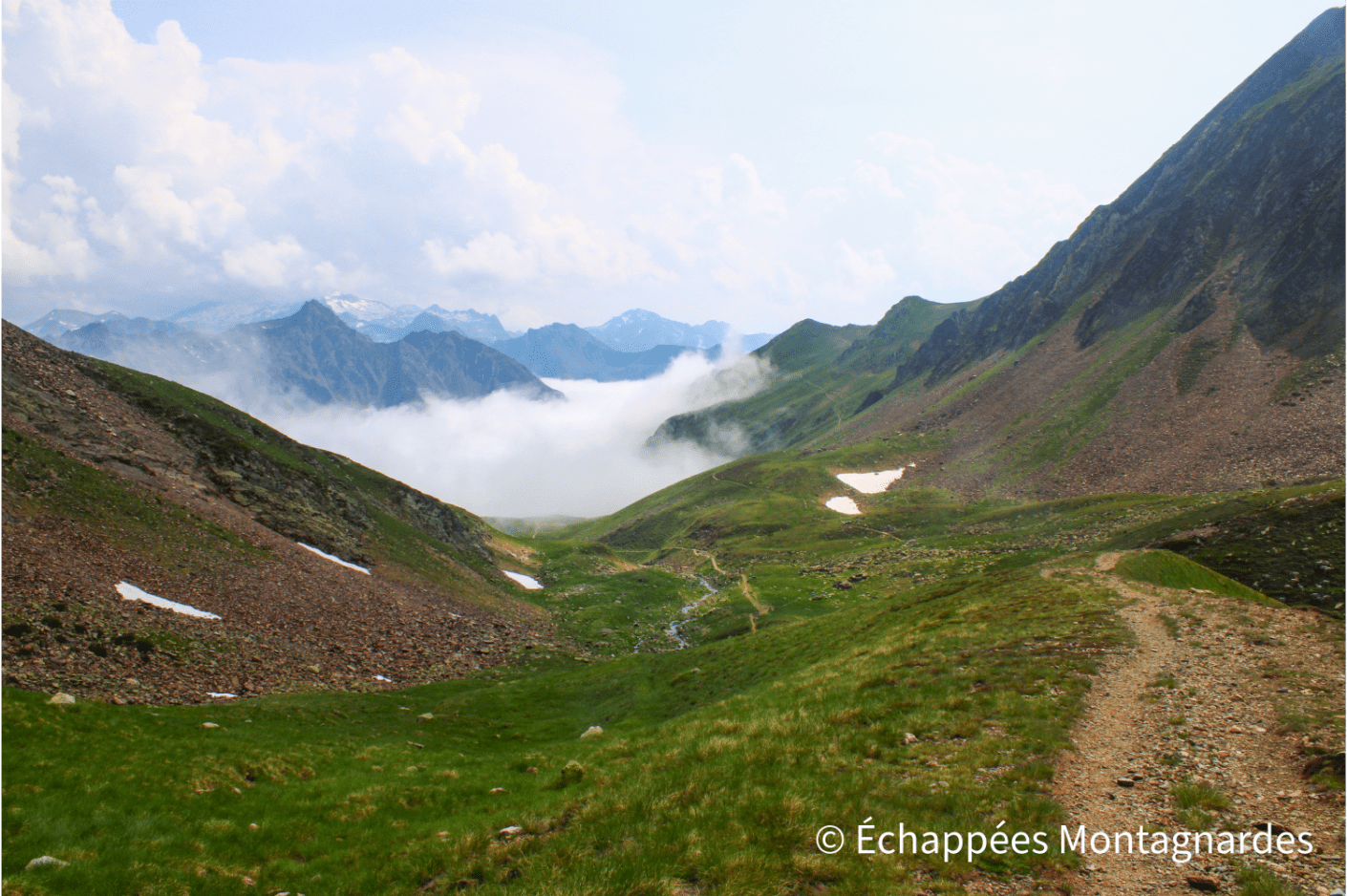 Vallée d'Oncet, par laquelle nous descendrons demain