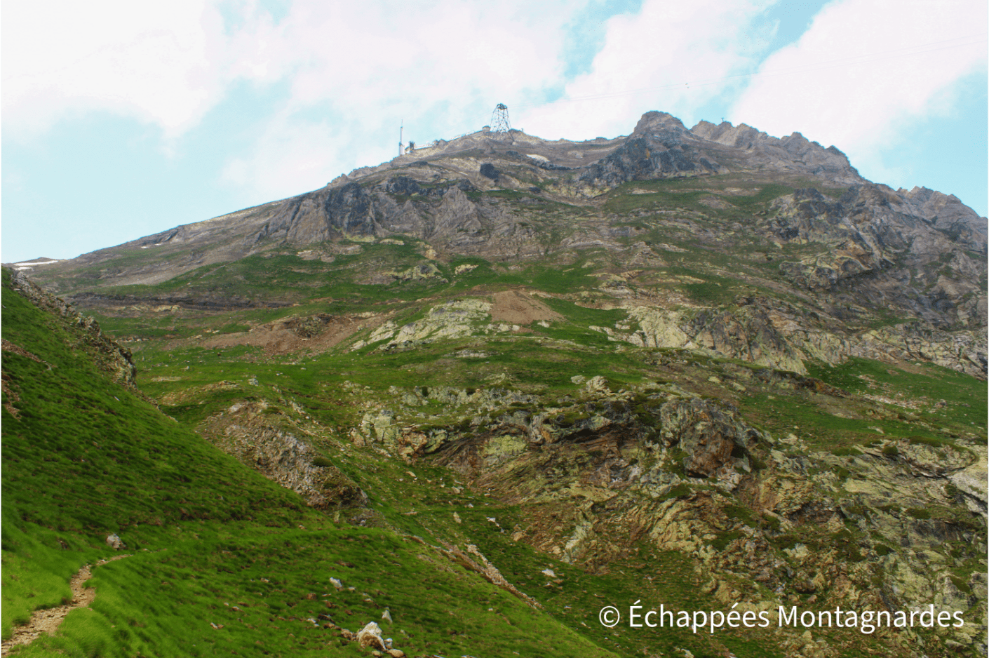 Col de Sencours (2379 m), au pied du pic du Midi