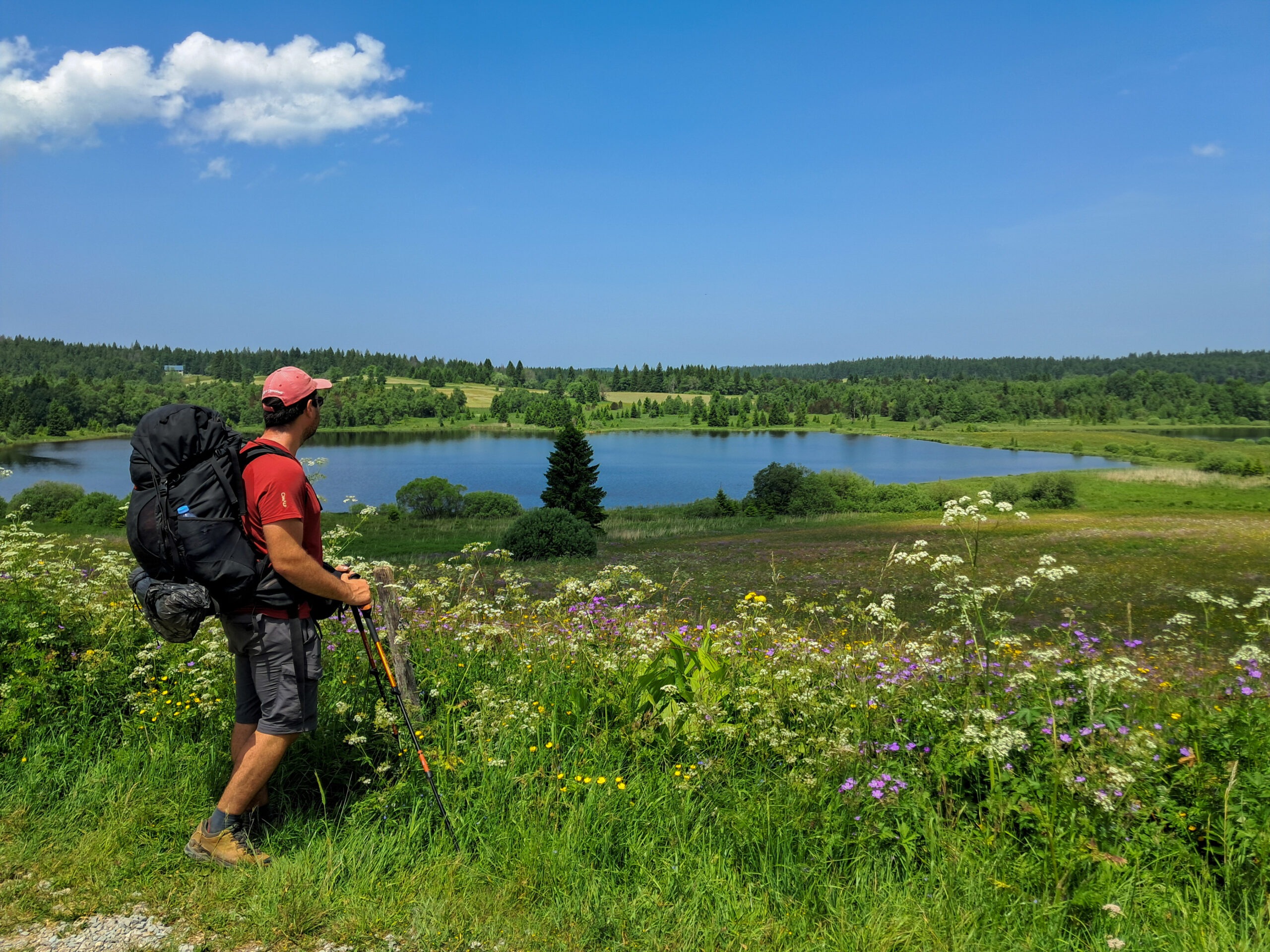 Près du lac de Bellefontaine