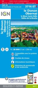 Carte IGN top25 Le Donon