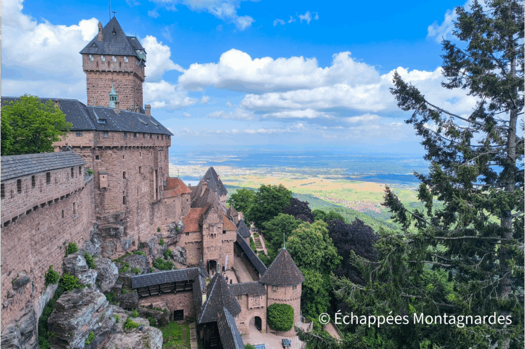 Château du Haut-Koenigsbourg sur le chemin des Châteaux forts d'Alsace