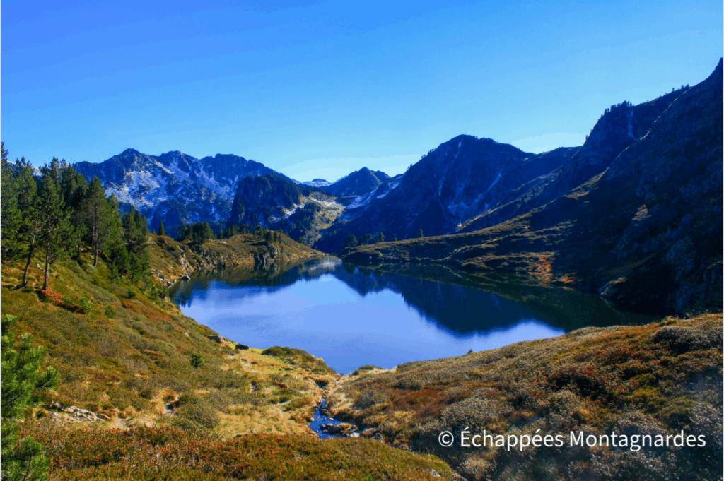 Quel panorama ! L'étang Noir de Rabassoles est somptueux...