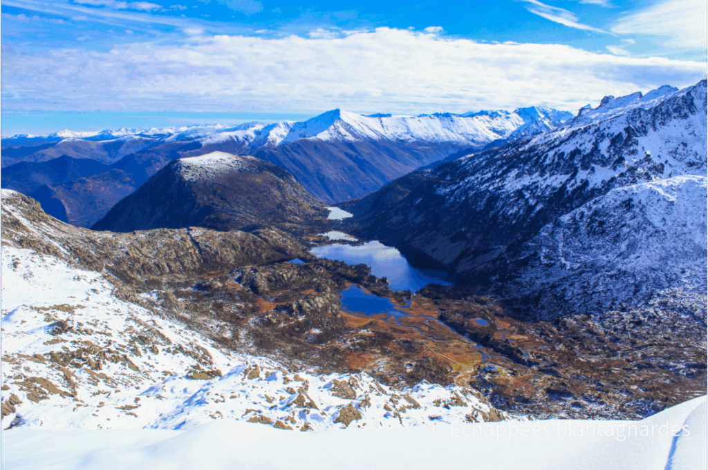 Randonnée vers le pic de Cabanatous et le Mont Ceint - Panorama sur les étangs de Bassiès