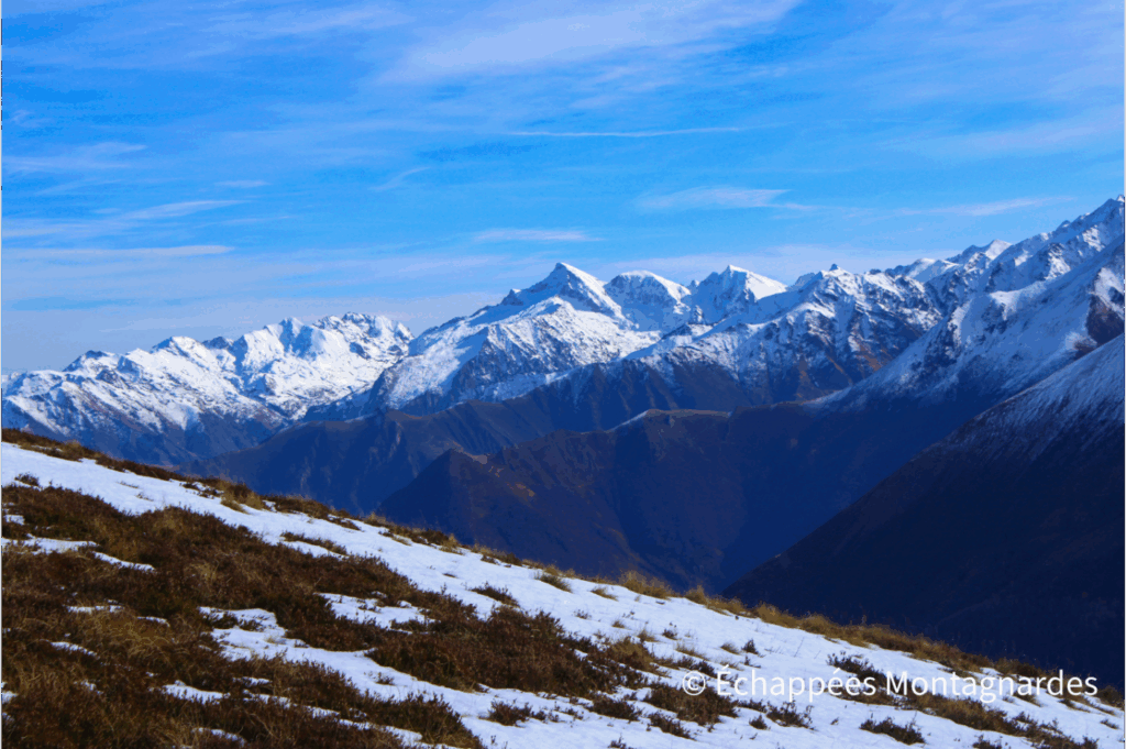 Calabasse - col de la Terme vue mont Valier