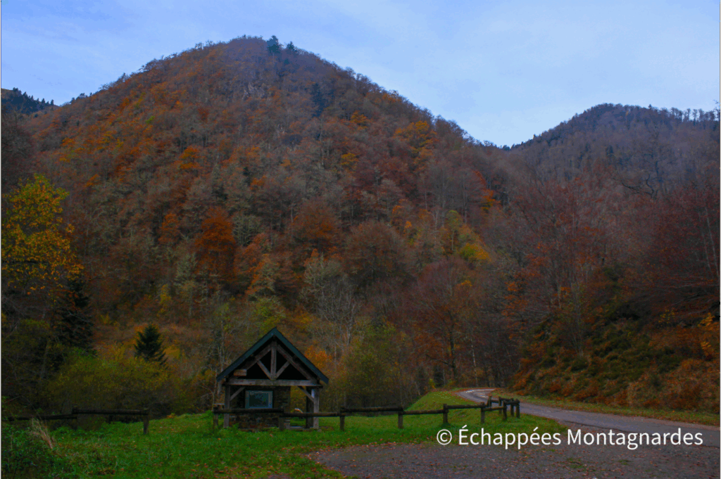 Départ rando pic de la Calabasse