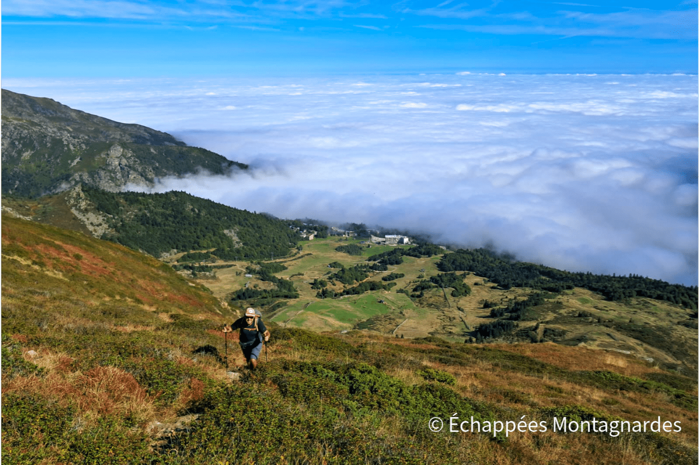 Etang d'Appy ascension pic Galinat