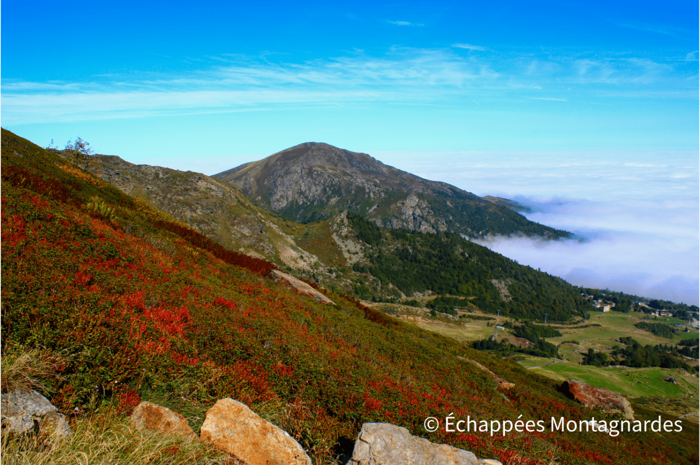 Etang d'Appy rando automne