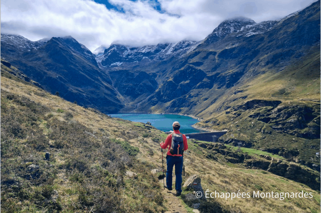 Etang d'Izourt - randonnée sur le GR®10 dans les Pyrénées ariégeoises