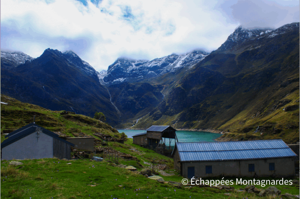 Etang d'Izourt baraquements