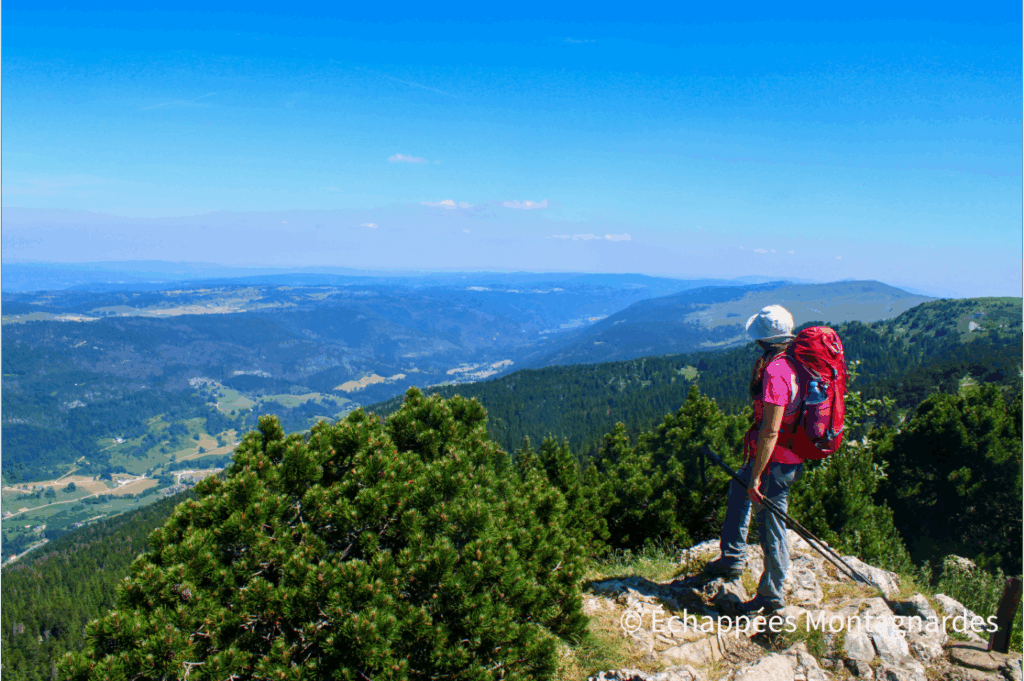 GR du Jura : photo du GR de Pays tour de la Valserine au crêt de la Neige