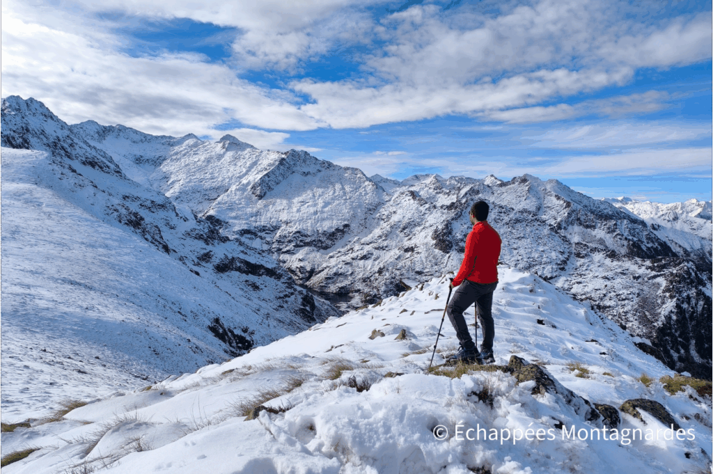 Pic des Planes panorama enneigé