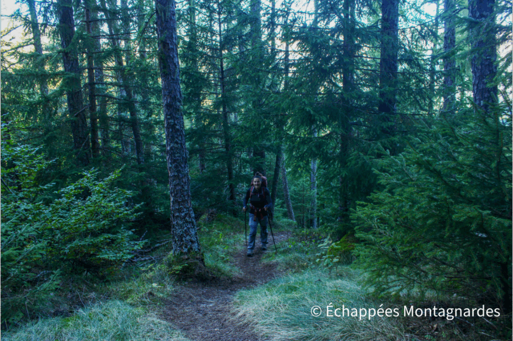 Pique d'Endron départ Goulier Neige