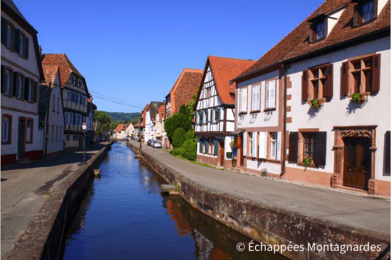 Wissembourg quartier du Bruch traversée des Vosges