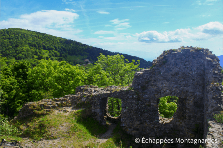 La ruine du Freundstein, près du col Amic