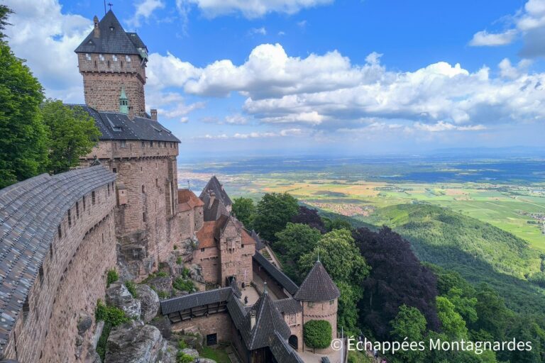 visite du château du Haut-Kœnigsbourg - gr5 traversée des Vosges