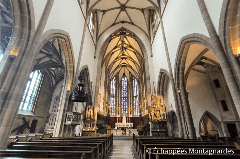 Intérieur de la collégiale Saint-Thiébaut de Thann