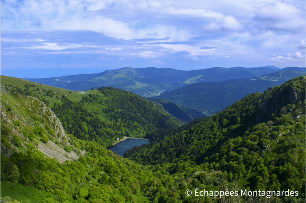 Panorama au sommet du Hohneck - traversée des Vosges