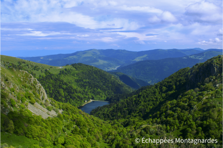 Panorama au sommet du Hohneck - traversée des Vosges