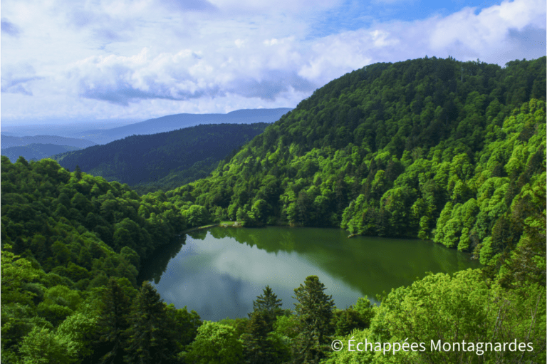Vue sur le lac des Perches GR®5