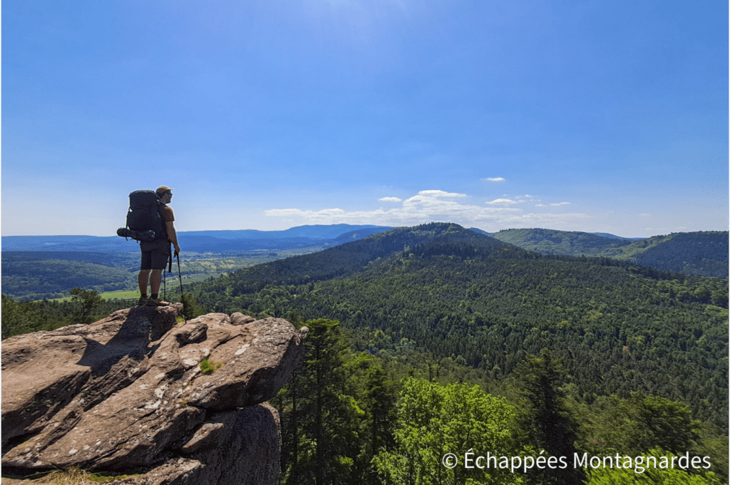 rocher du Brotsch traversée des Vosges