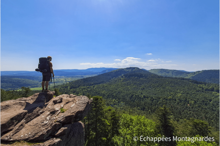 rocher du Brotsch traversée des Vosges