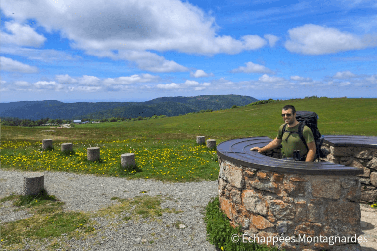 Table d'orientation au sommet du Ballon d'Alsace