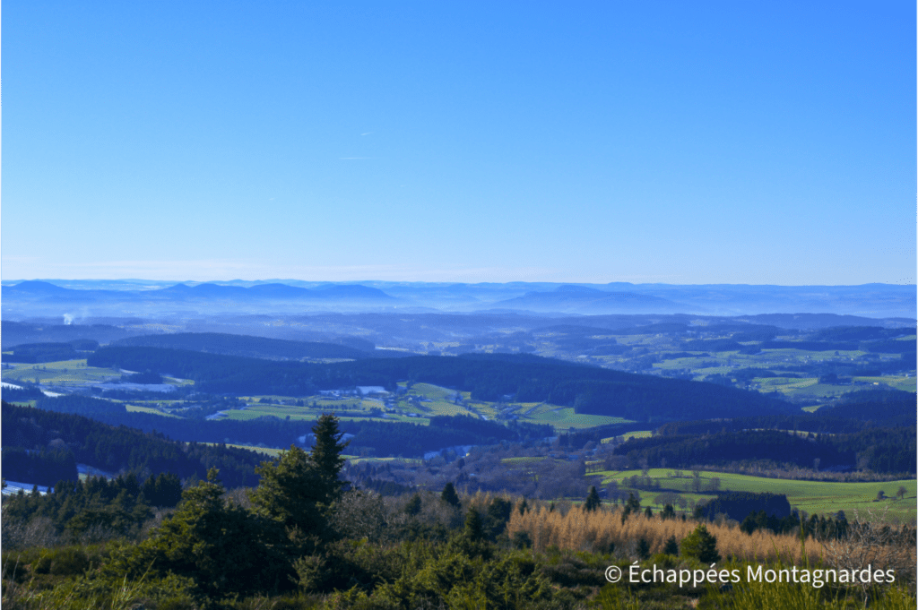 Panorama depuis le crêt de Chaussitre