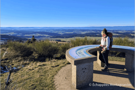 Le crêt de Chaussitre : l&rsquo;un des plus beaux panoramas du massif du Pilat