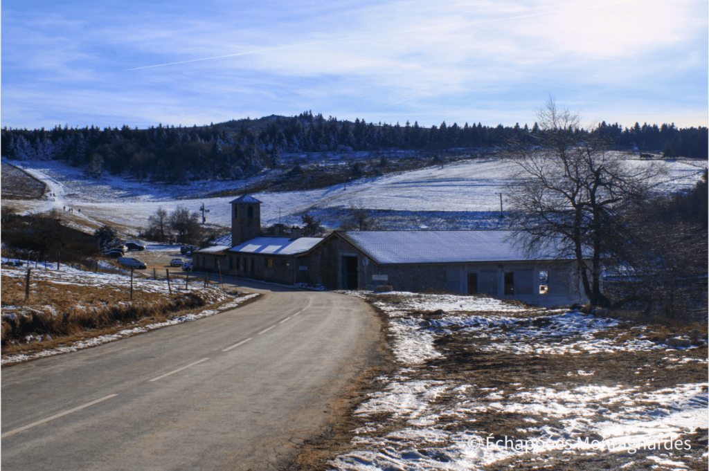 la Jasserie, départ de la randonnée vers le Saut du Gier