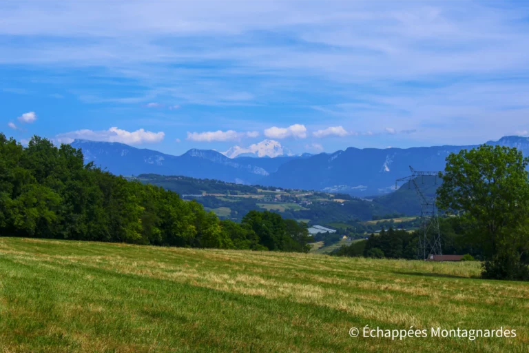 Traversée du Jura étape 20 - Quelques sommets alpins enneigés se dévoilent ! Ils resteront timides aujourd'hui
