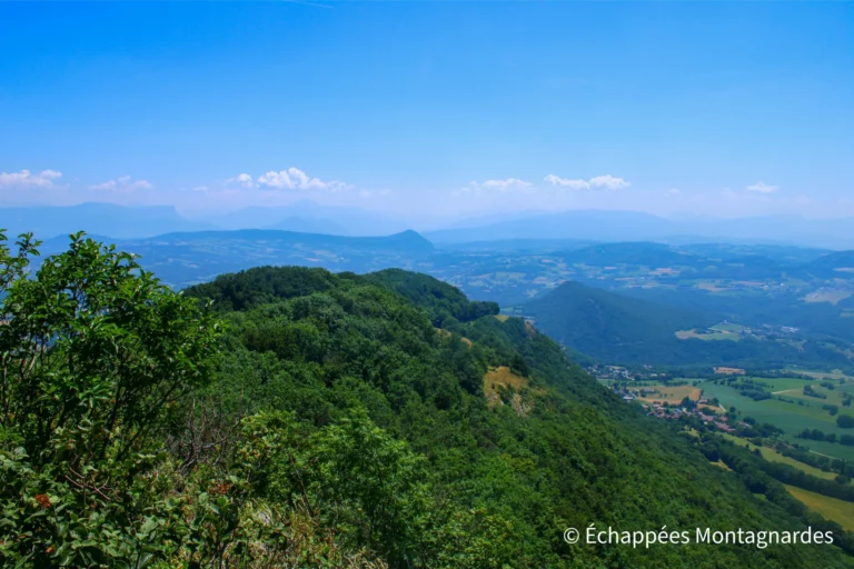 Traversée du Jura étape 19 - Sur les hauteurs du Vuache, avec vue sur les Alpes