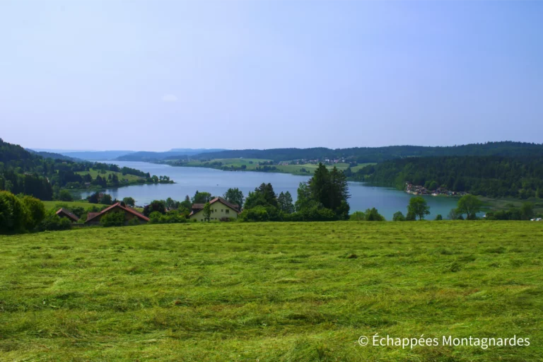 Traversée du Jura étape 8 - Arrivée sur les hauteurs du lac de Saint-Point