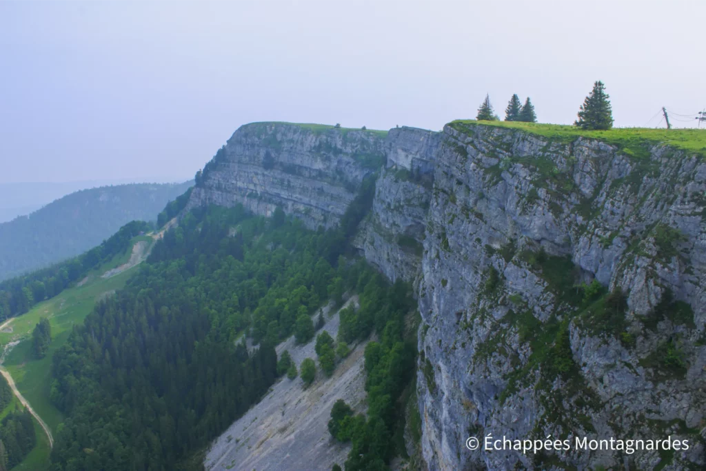 Traversée du Jura étape 9 - Les falaises entre le Morond et le Mont d'Or