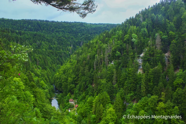 Traversée du Jura étape 5 - Vue sur les gorges du Doubs