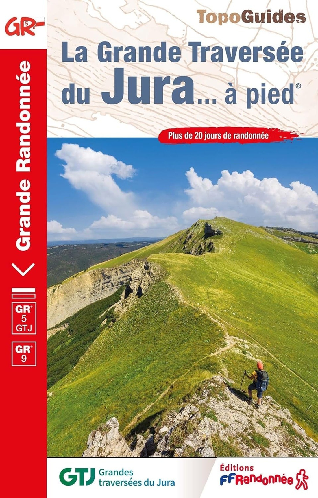 Couverture du topoguide Traversée du Jura GR5/GTJ