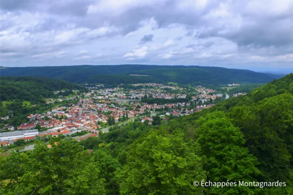 Traversée du Jura étape 2 - Belvédère sur Pont-de-Roide et la vallée du Doubs