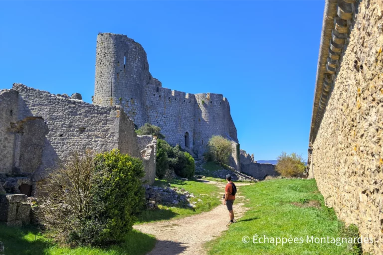 Une grosse grimpette plus tard, nous partons visiter le château de Peyrepertuse (payant).