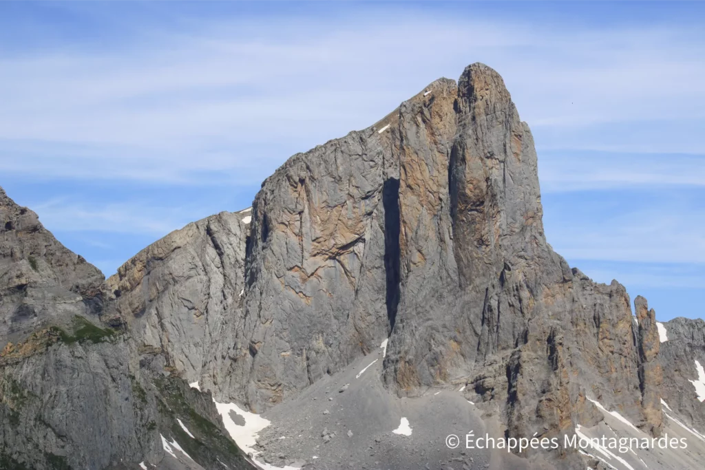Randonnée lac d'Ansabère - zoom aiguilles et pic d'Ansabère