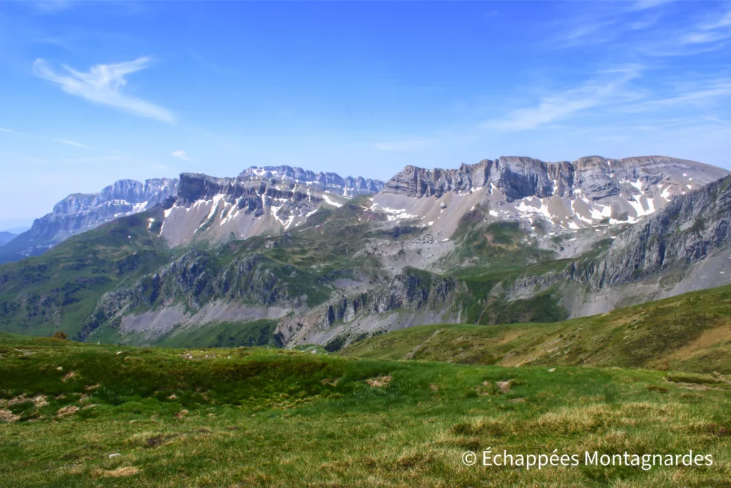 Randonnée lac d'Ansabère - crêtes frontière