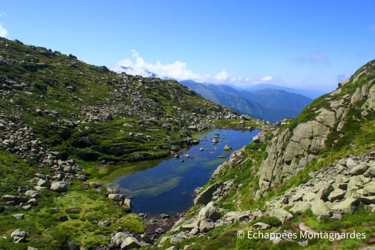 Et voilà le dernier lac de ce parcours : l'étang de la Piède.