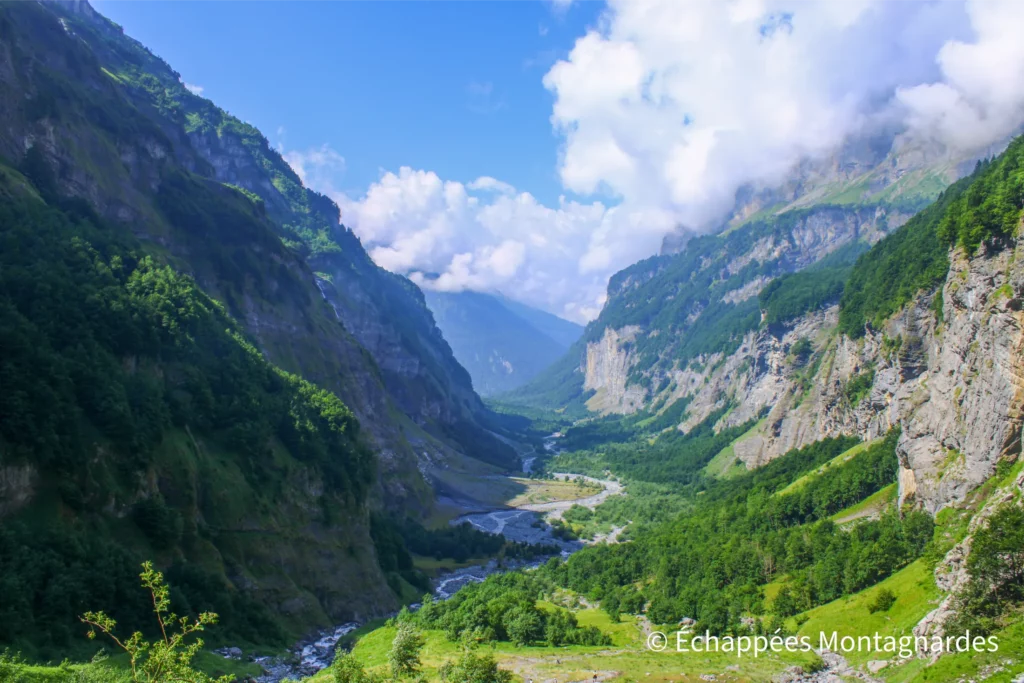 La vallée du Giffre, depuis le Bout du Monde