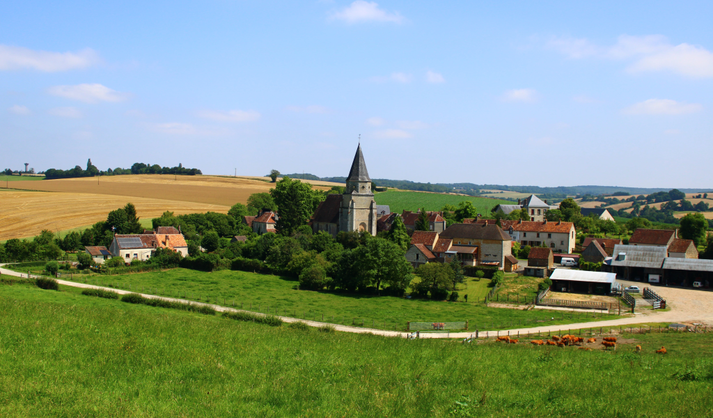 le village de Marolles-les-Buis, dans le Perche